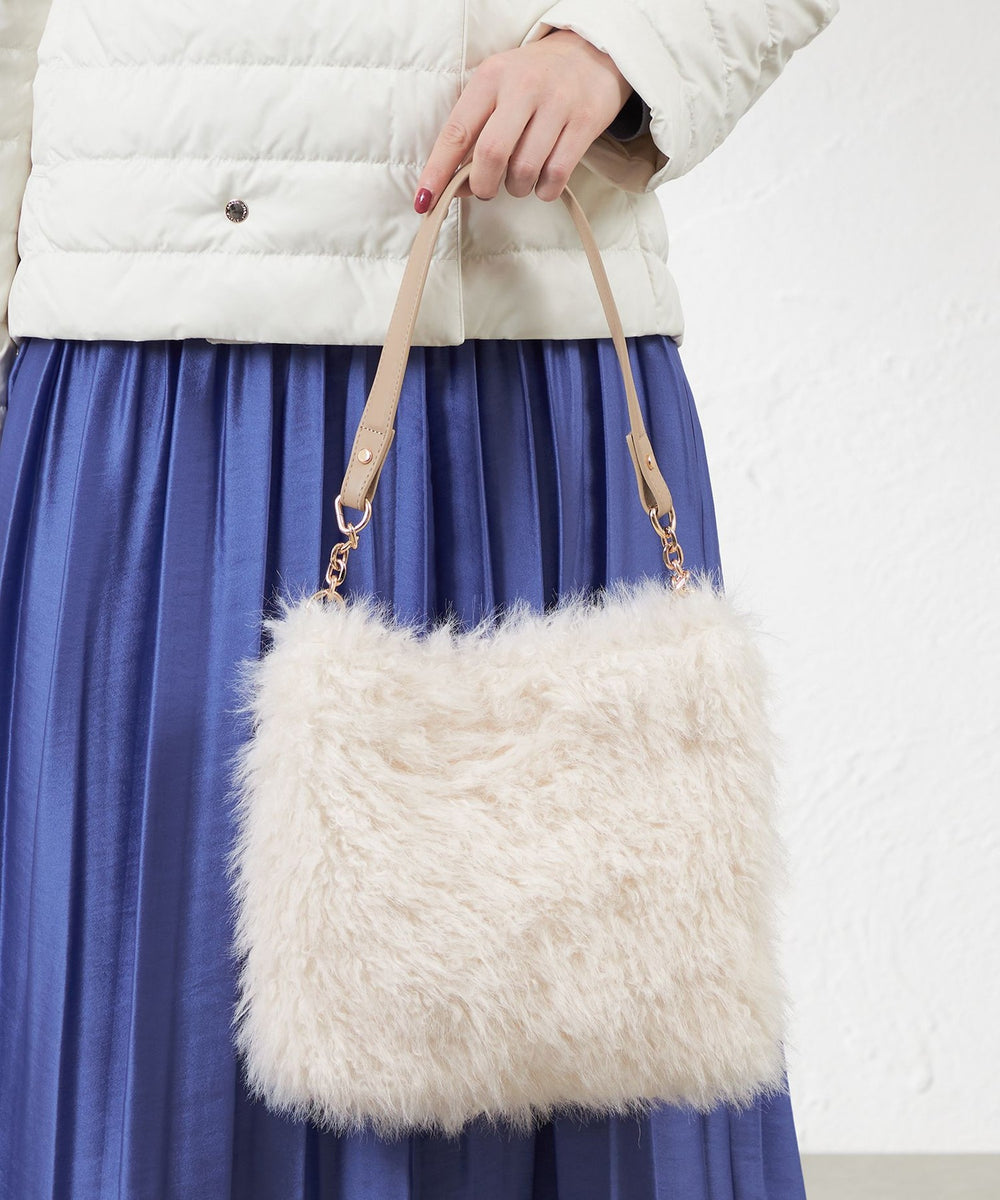 STORY掲載】フェイクファーワンショルダーバッグ(バッグ・ポーチ