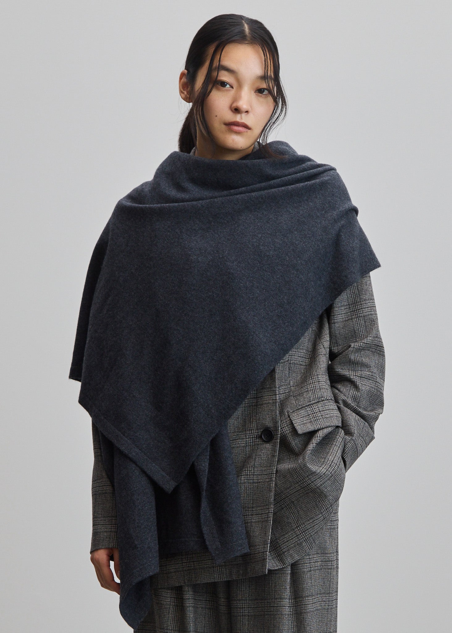 カシミヤ混ニットストール - SOÉJU online store｜上質な大人の女性の