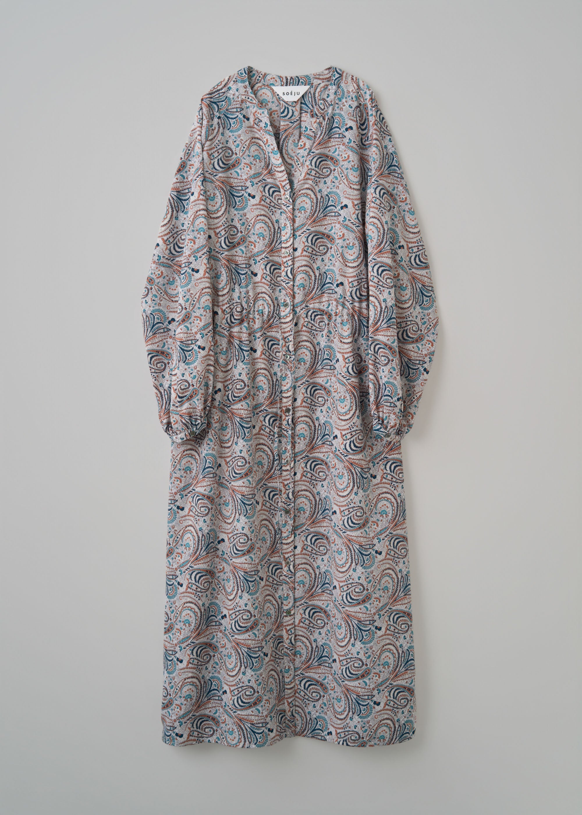 ペイズリー柄ワンピース - SOÉJU online store｜上質な大人の女性の