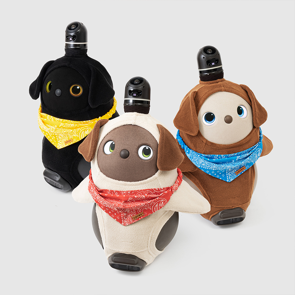 いぬフリース（パピー）ブラウン | LOVOT ウェブストア