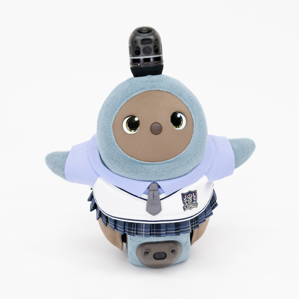 pom ponette junior×LOVOT スクールコーデワンピース(ライトブルー