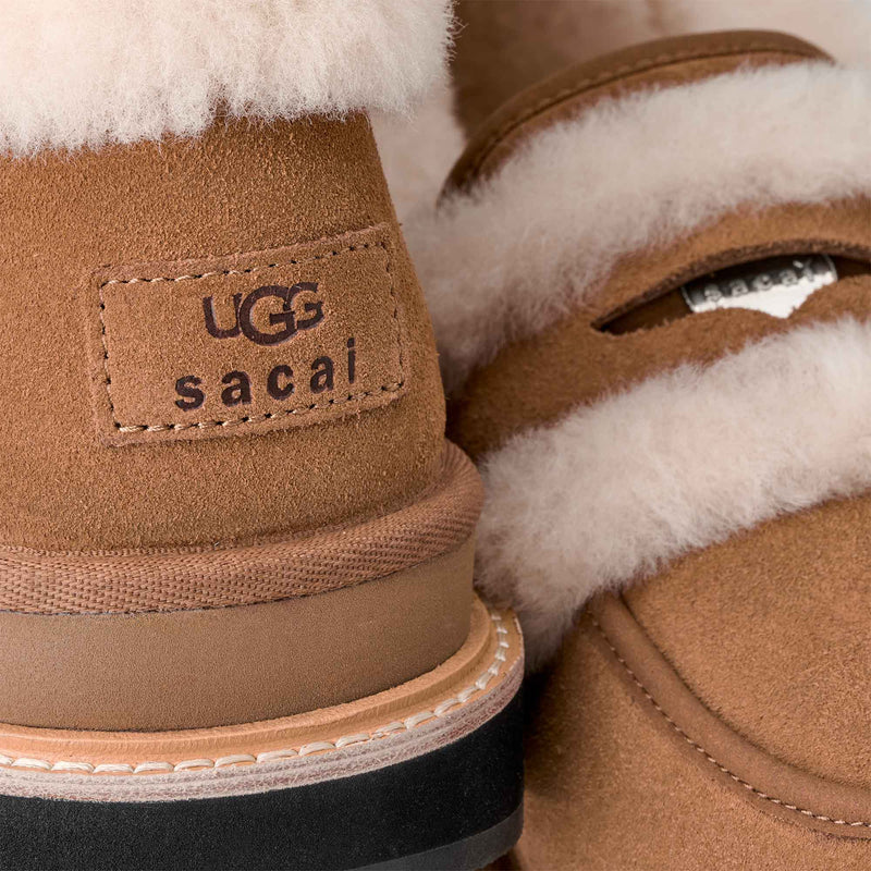 UGG sacai, Loafer, chestnut – stormfashion.dk
