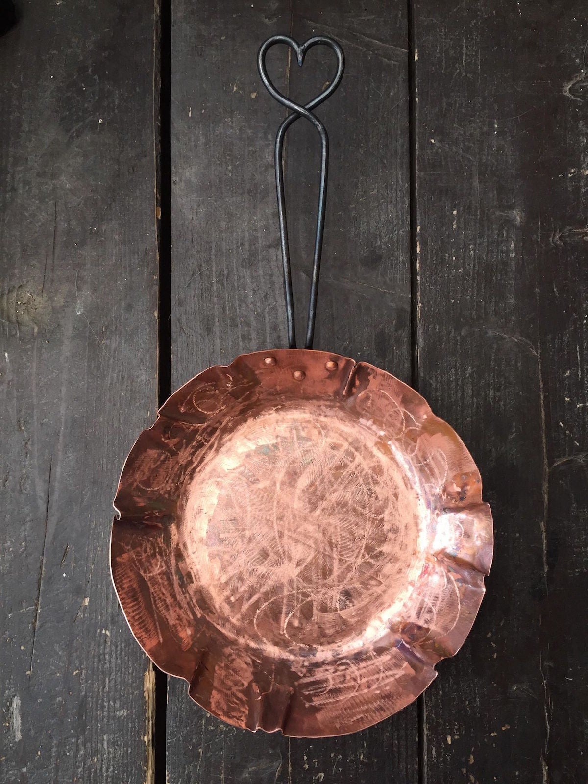 メタルアートファクトリーさんの銅のフライパン到着＼(^o