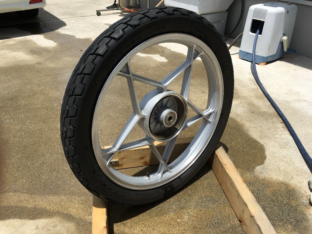 GN125 GS125星型キャストホイール（足付け研磨） | 平社員's LIFE