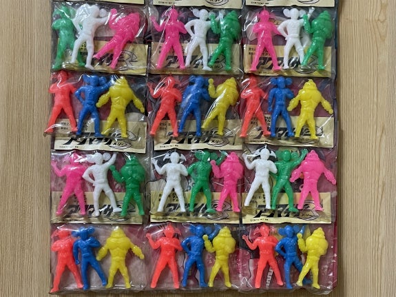 なぜだ！？アクマイザー3 悪魔の三銃士 駄菓子屋売りの未使用品