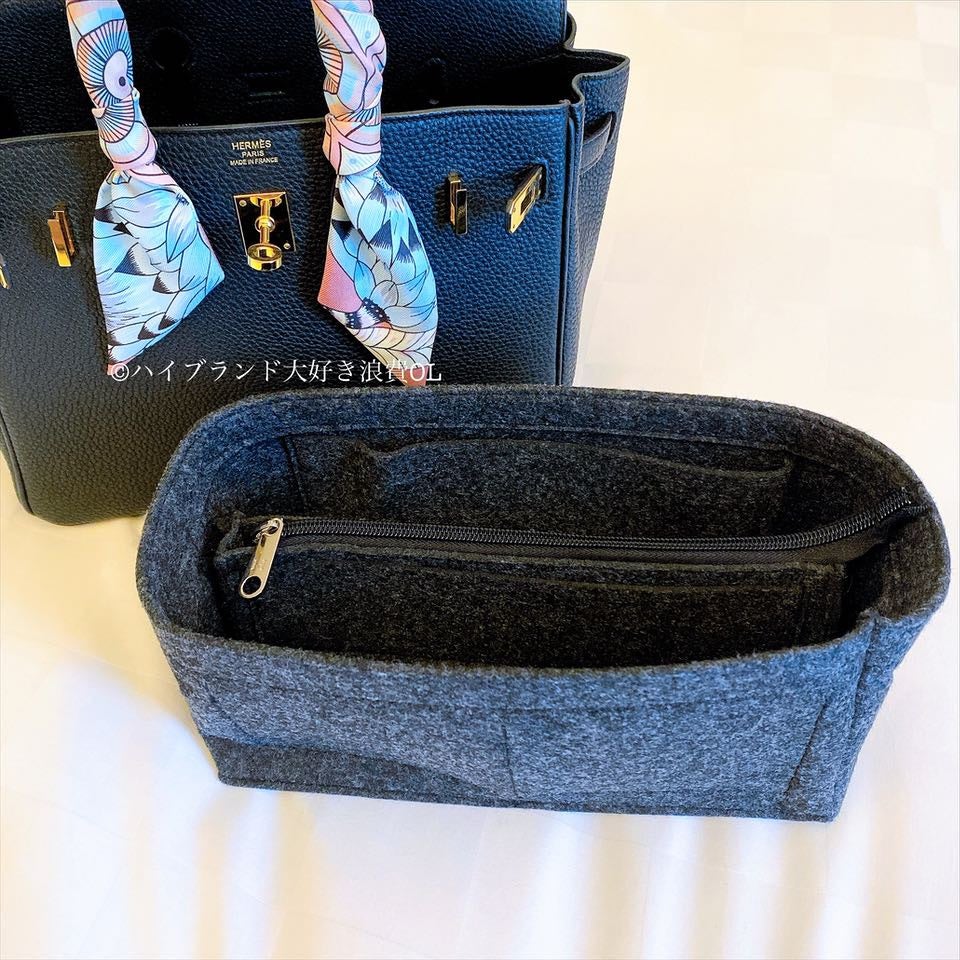 おすすめ！エルメス バーキン25バッグインバッグ｜納期短め＆高コスパ