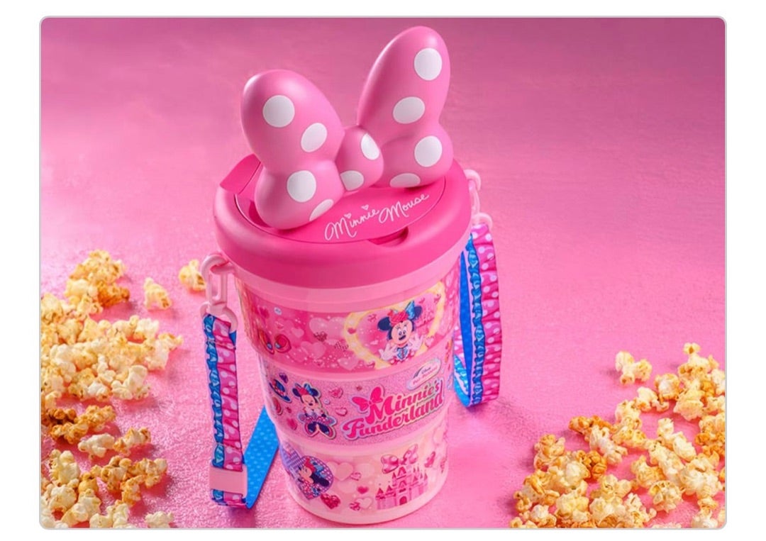懐かしのポップコーンバケット3段式！【ミニーのファンダーランド