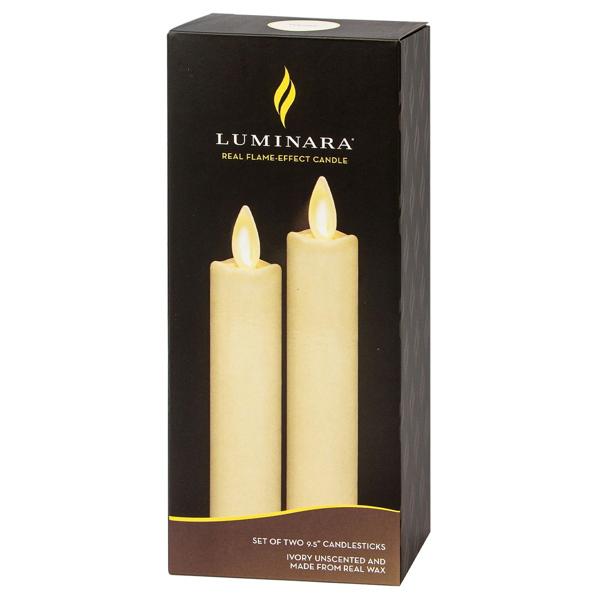 カメヤマ/ルミナラテーパー2本セット アイボリー/B0310-00-00IV - 花材