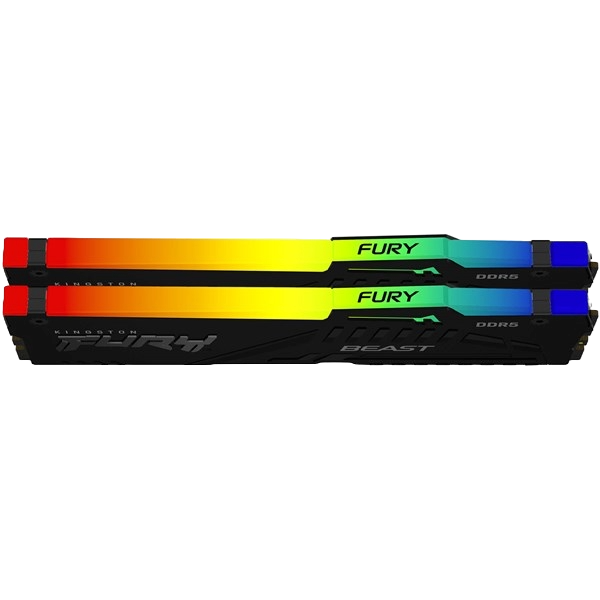 Kingston FURY Beast RGB 16GB DDR5 Dual Channel Desktop Memory DIMM