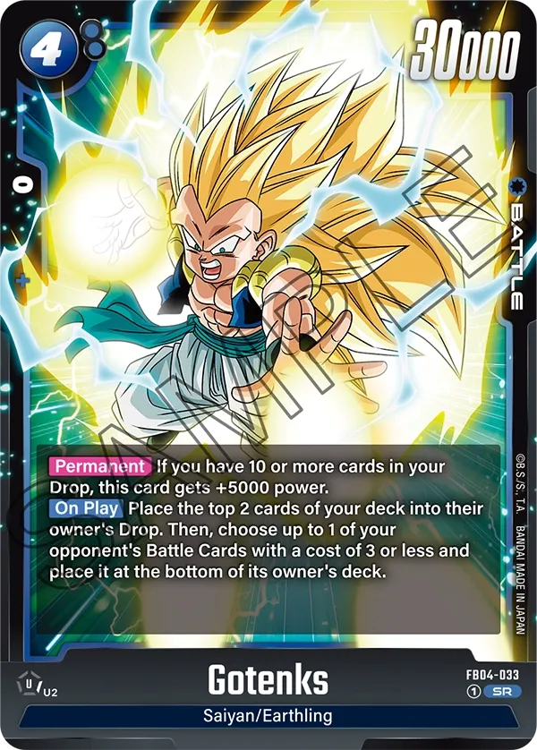 FB04-033 Gotenks Dragon Ball Super Card Game Fusion World Card