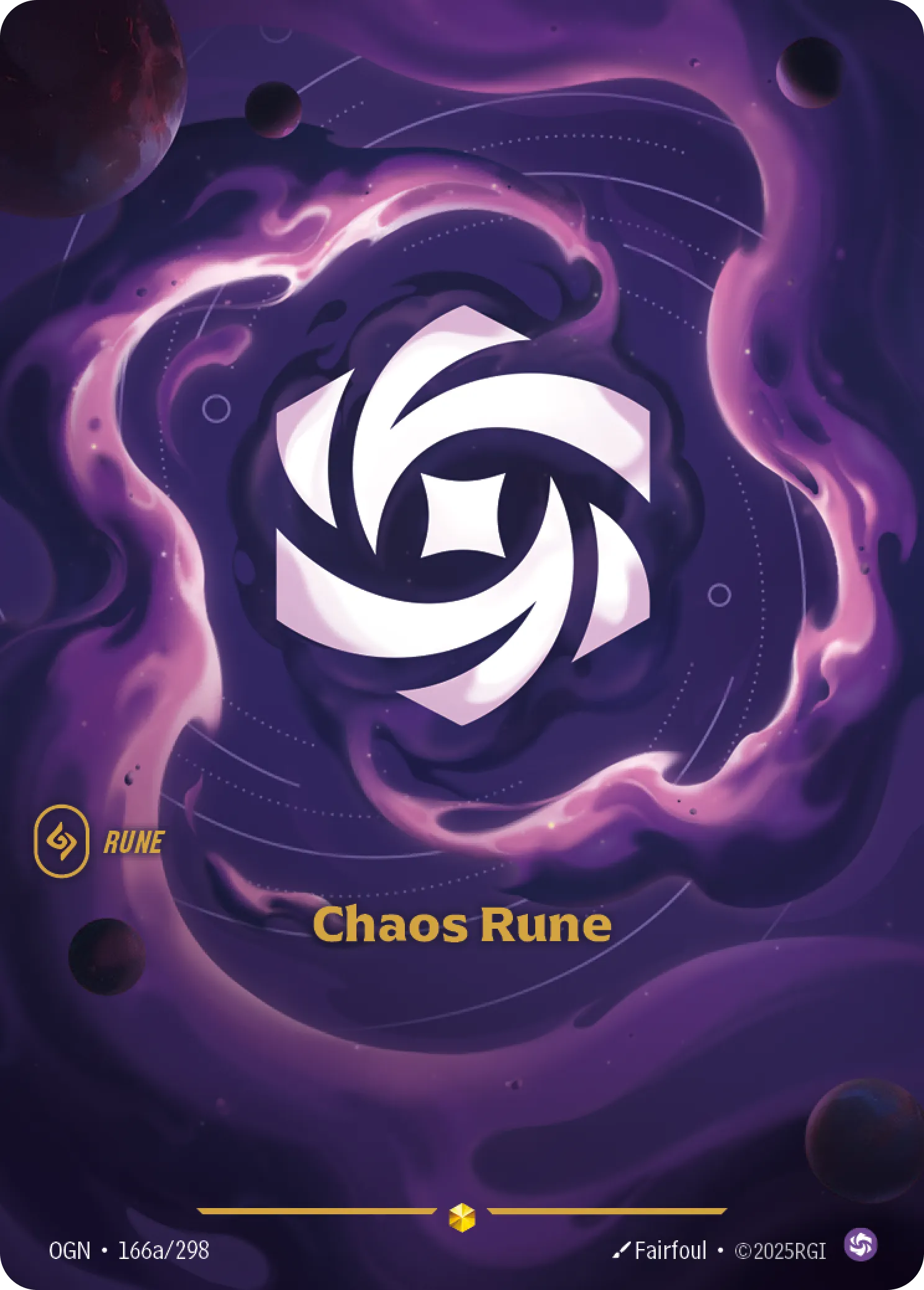 OGN-166a Chaos Rune Card - Riftbound TCG