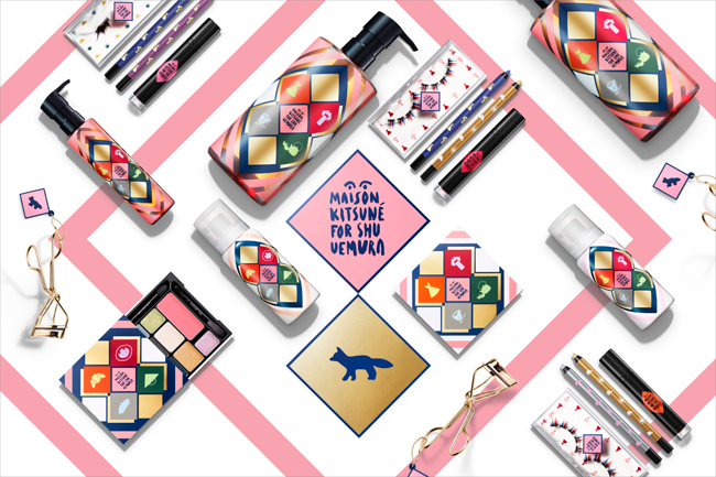 shu uemura (シュウ ウエムラ) × Maison Kitsuné (メゾンキツネ) の