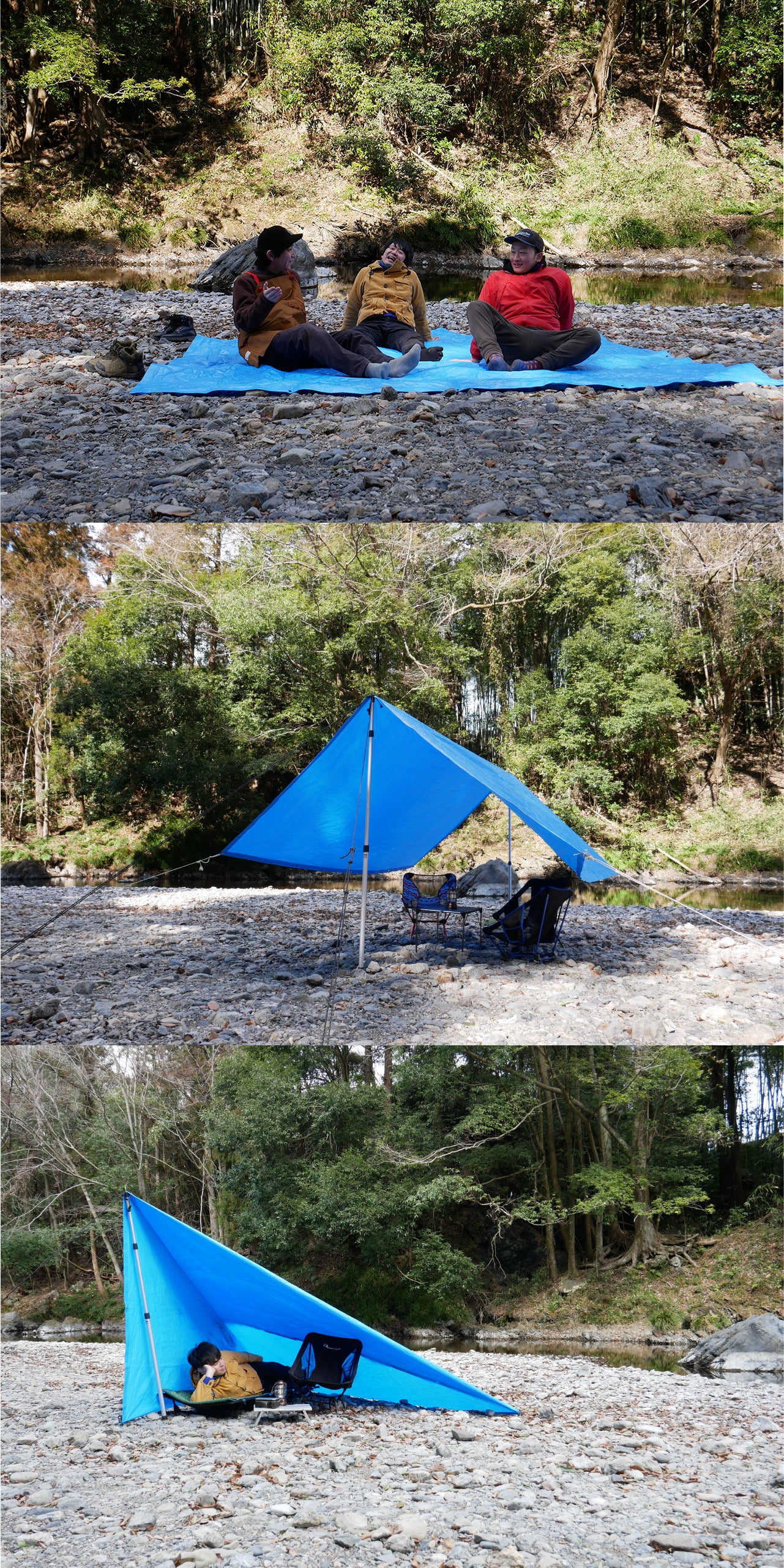 キャンプ系YouTuberズンベンマンション監修！キャンプテント特化ブルー