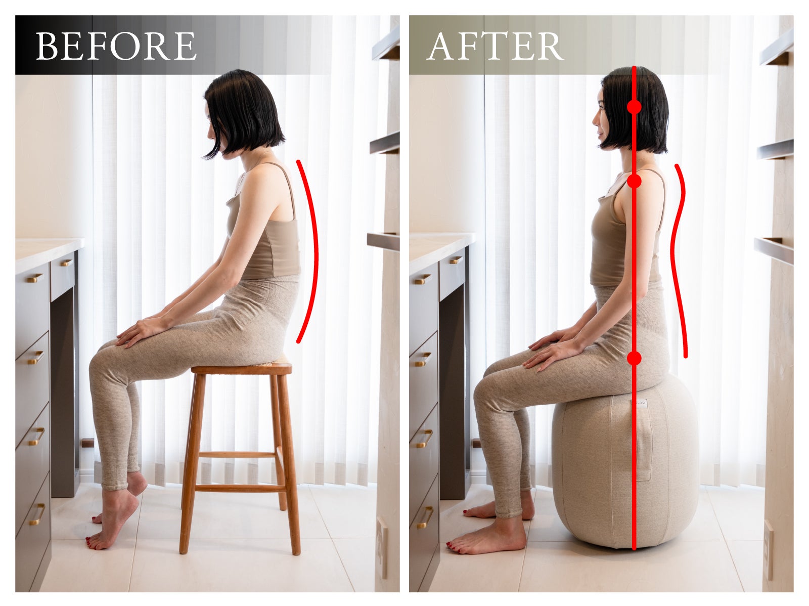 座るだけで叶う体幹】バランスボールの到達点。ドイツ発｜カプセル型