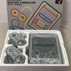 未使用 箱説有 Nintendo スーパーファミコン SFC 本体 後期型 MZ