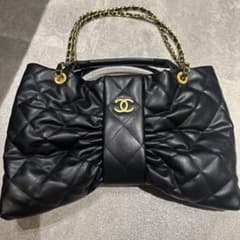 CHANEL キルティング ブラックバッグノベルティ - メルカリ
