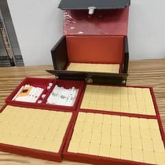 麻雀牌セット レトロケース入り サイコロ・点棒付き 昭和ヴィンテージ