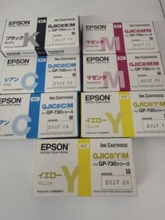 EPSON GP-730シリーズ インクカートリッジ 4色セット7個 - メルカリ