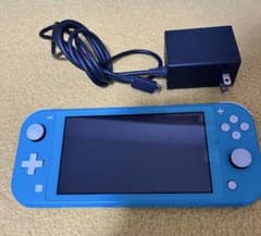 Nintendo Switch Lite 青 充電器付き ジャンク品 - メルカリ