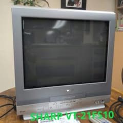 SHARPシャープ ブラウン管テレビビデオデッキ内蔵型 VT-21FS10 - メルカリ