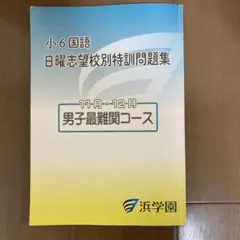 2026年最新】浜学園 小6 志望校別特訓問題集の人気アイテム - メルカリ