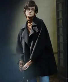 2026年最新】milaowen 衿ストラップハーフ丈リバーpコートの人気