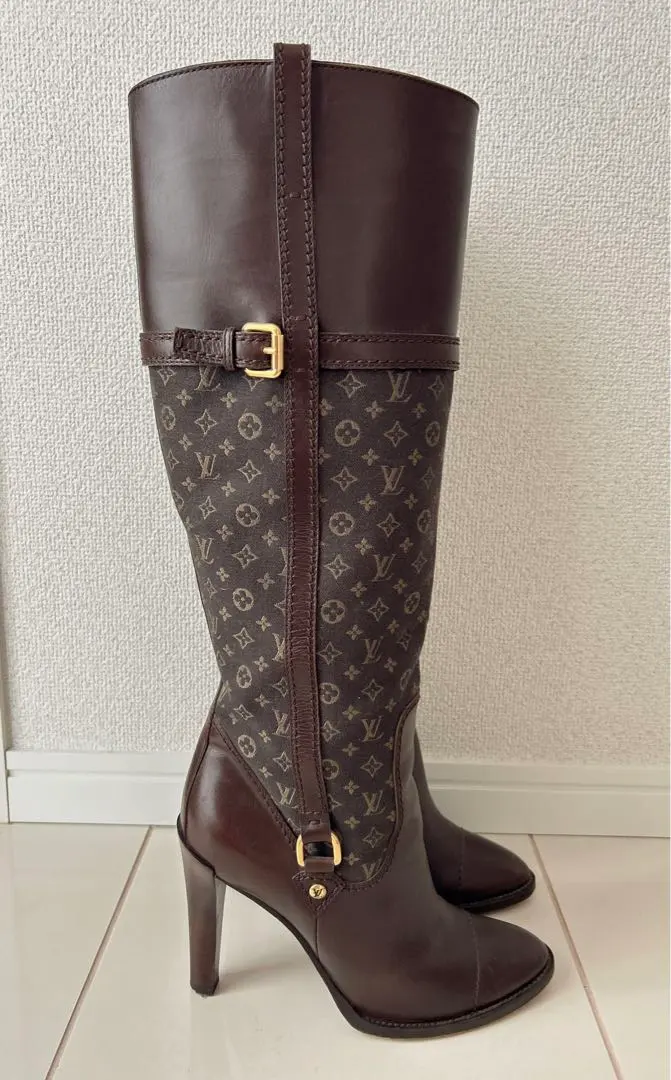 2026年最新】LOUIS VUITTON カラー：ブラウン系 ロングブーツの人気