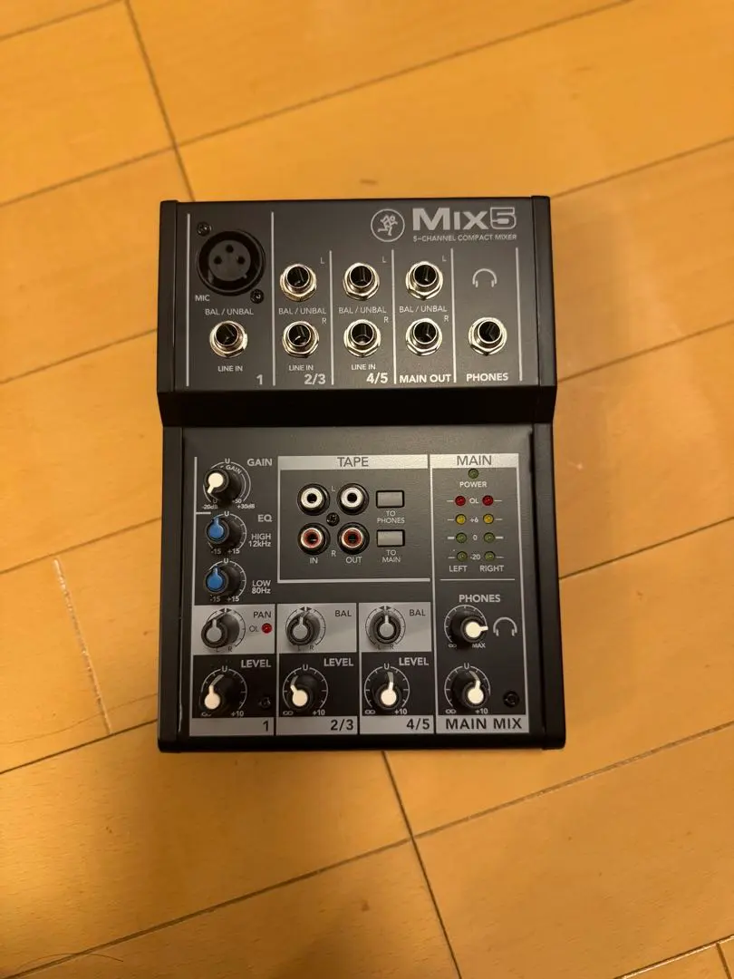 2026年最新】MACKIE マッキー 超コンパクトアナログミキサー MIX5 国内