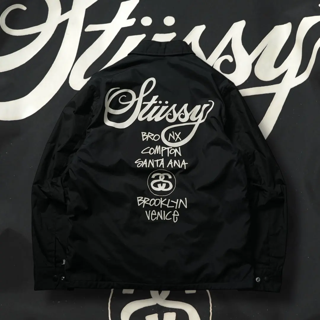 2026年最新】STUSSY WORLD TOUR COACH JACKETの人気アイテム - メルカリ