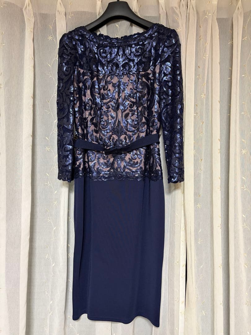 TADASHI SHOJI ワンピース スパンコールネイビー　サイズ6 2026年最新】タダシショージ ワンピースの人気アイテム - メルカリ
