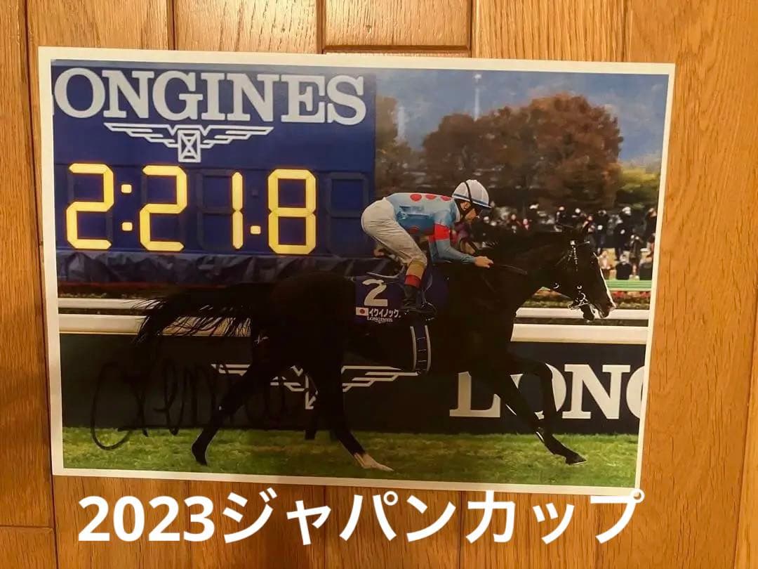 イクイノックス　鬣　たてがみ　2023ジャパンカップ　C・ルメール騎手直筆サイン ジャパンC】C.ルメール騎手がアーモンドアイ以来の3年ぶり4勝目へ イク