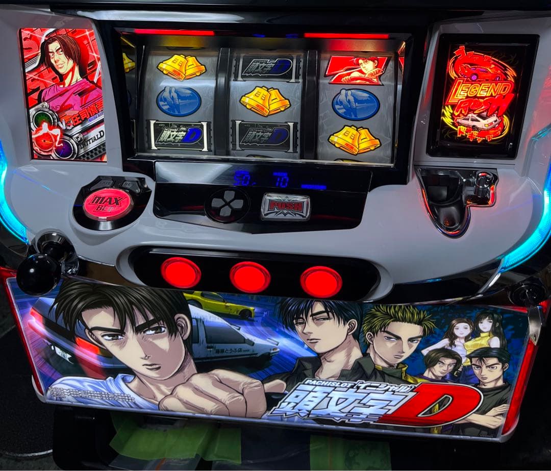 パチスロ実機 SイニシャルD 不要機付 初期パネル - メルカリ