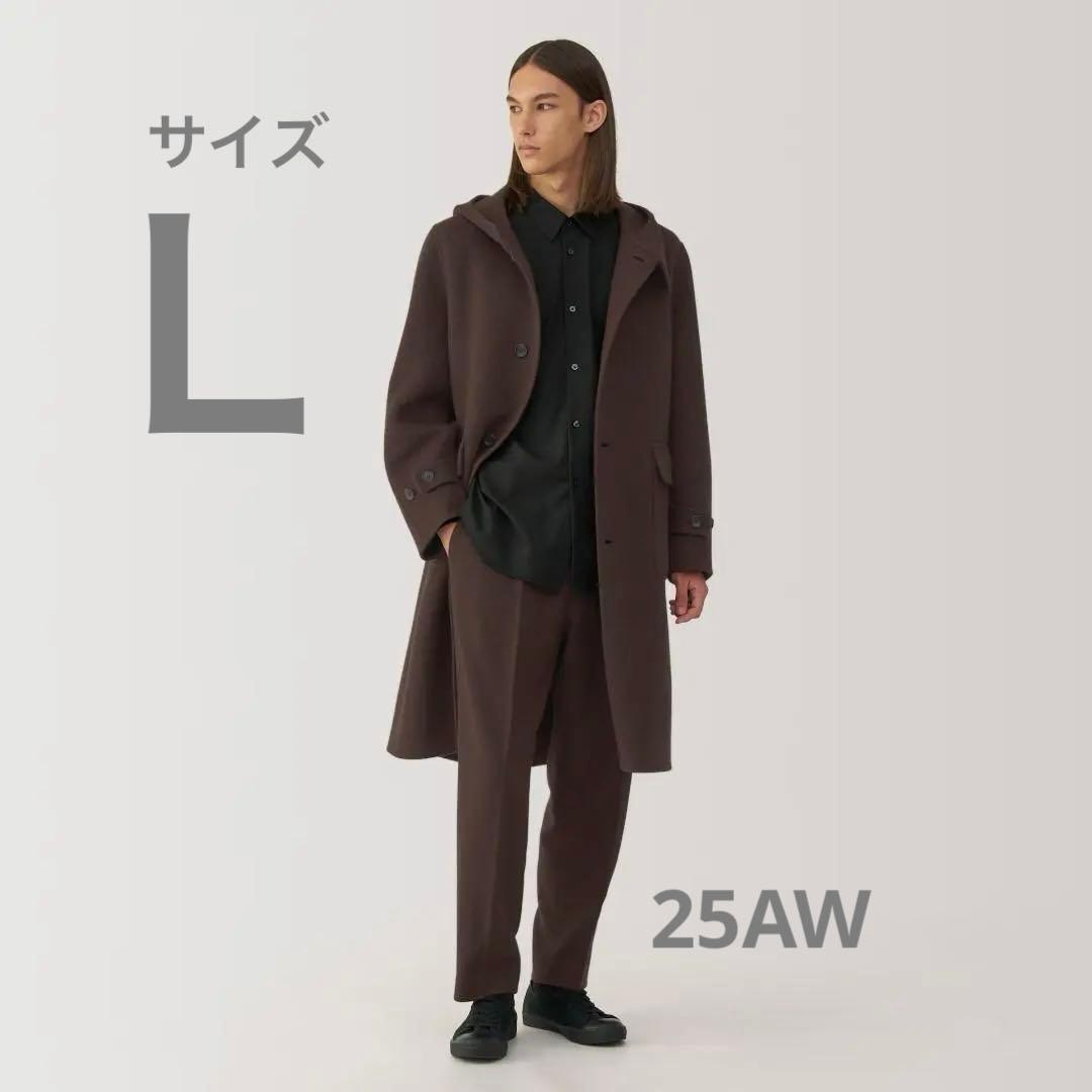 無印良品 MUJI Labo カシミヤ混ダッフルコート 25AW ブラウン L 紳士 カシミヤ混ダッフルコート | 無印良品