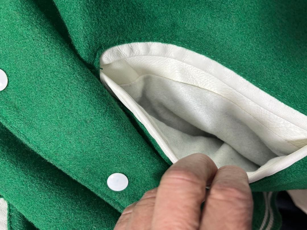 有名古着店のインスタ登場同等品★80s \"DeLONG\" デロング スタジャン