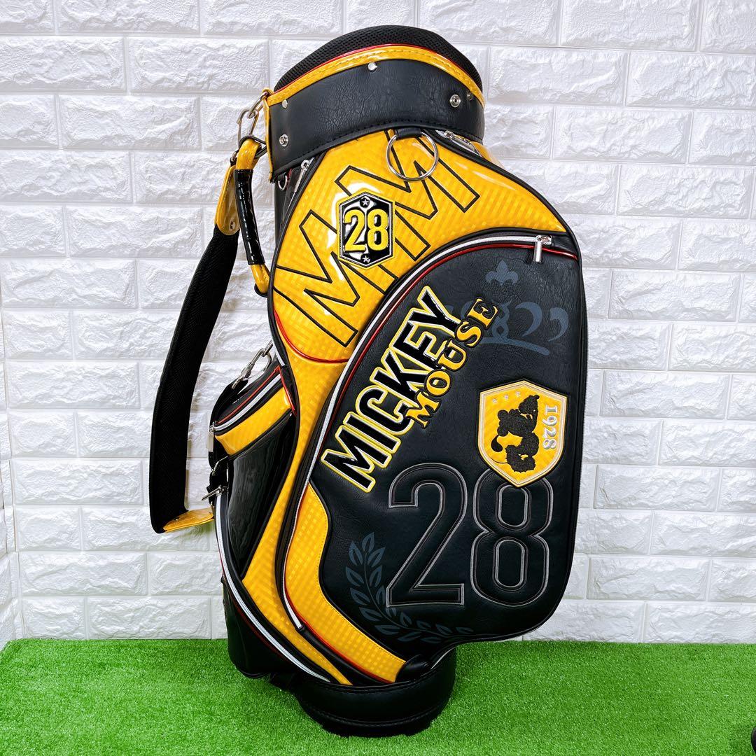 美品希少】 ディズニー ミッキーマウス キャディバッグ 9型 カート