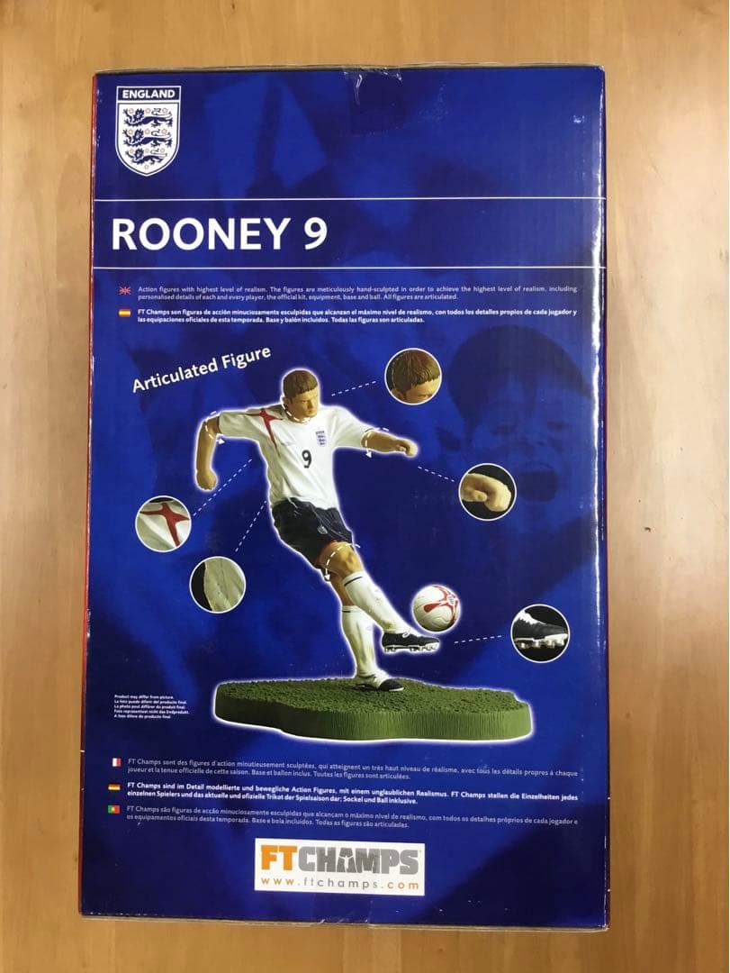 未開封レア！FT CHAMPS イングランド ルーニー 12インチ（約30cm）