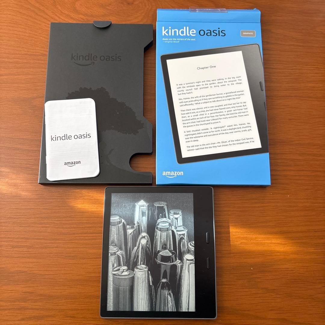 美品 Kindle Oasis 第10世代 32GB WiFi + 4G 広告無 Kindle Oasis Wi-Fi 32GB 広告なし 第10世代 カバー付 Kindle Oasis 第
