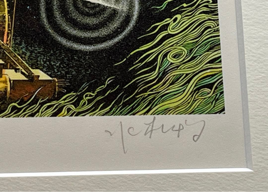 ゆうれい電車 幽霊電車 ゲゲゲの鬼太郎 版画 - メルカリ