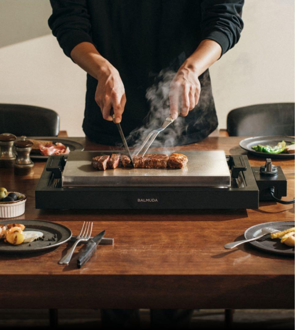 BALMUDA The Plate pro &フチ付きプレートと専用フタのセット バルミューダ BALMUDA フチ付きプレートと専用フタ Griddle & Cover