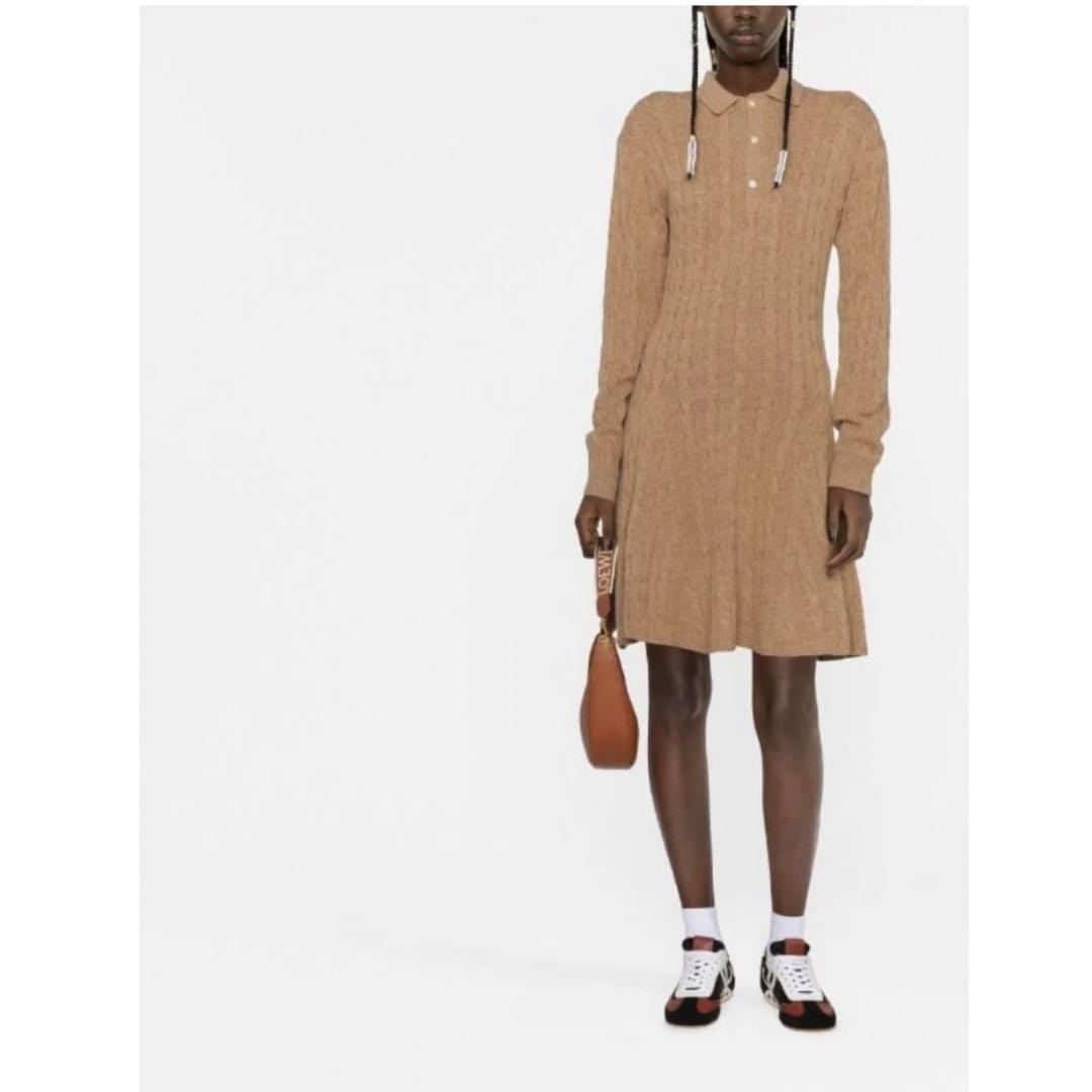 希少美品】ポロラルフローレン ワンピース ケーブルニット 現行タグ A