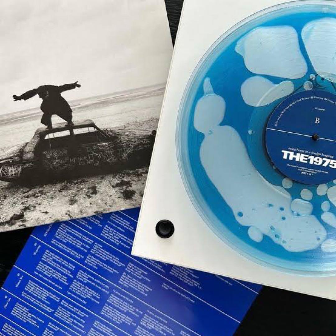 The 1975 ブルーリキッド入り限定LPレコード - メルカリ
