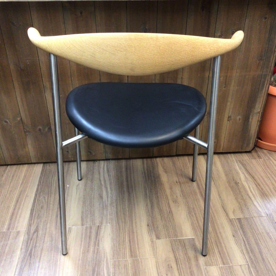 ②カールハンセン＆サン CH88P チェア オーク材 ブラックレザー 引取