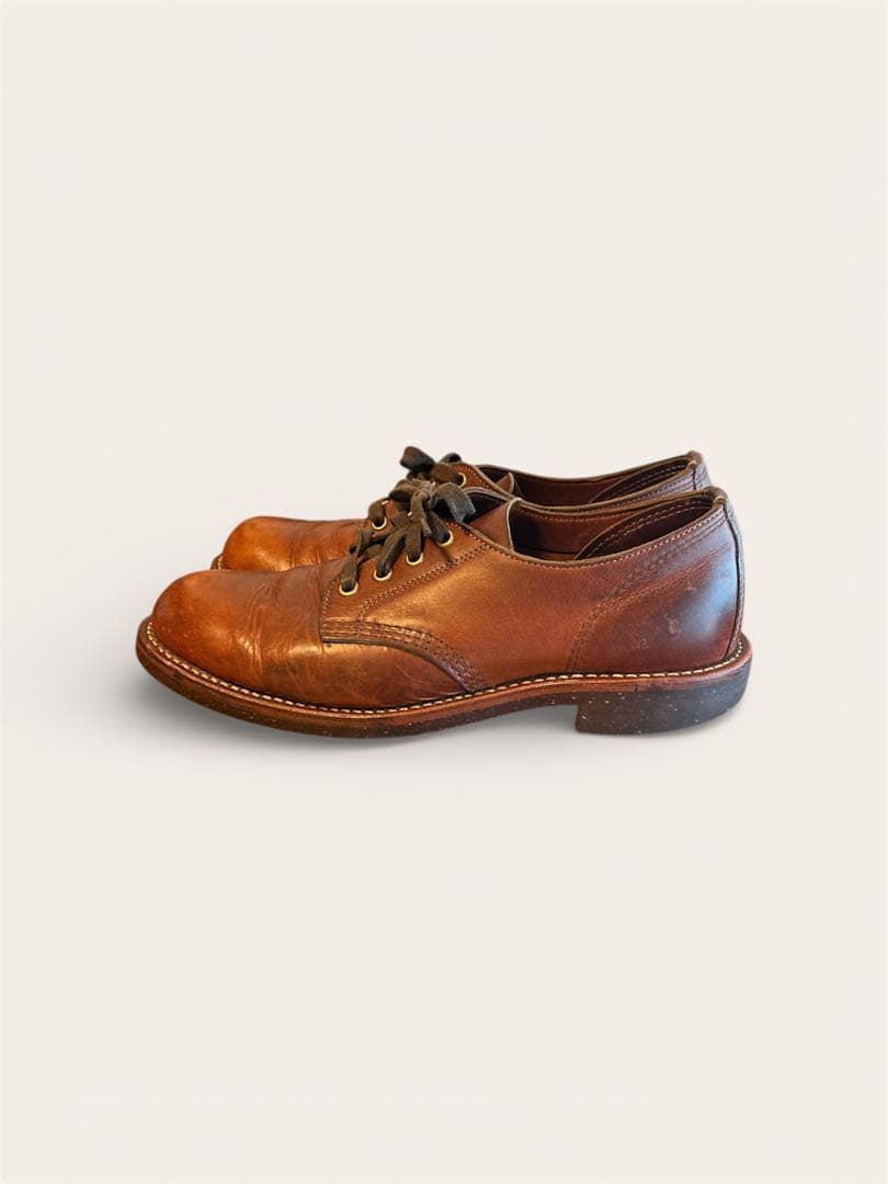 CHIPPEWA サービスオックスフォード プレーントゥ ブラウン US9