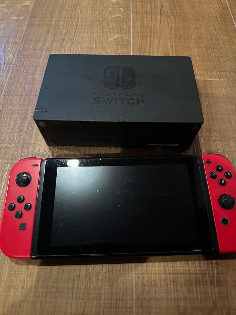 Nintendo Switch 赤 本体とドック　ジャンク品 NINTENDO|ジャンク品 SWITCHマリオレッド×ブルーセット|【ハードオフ