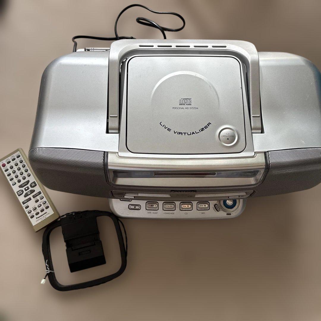 Panasonic⭐︎CD・MD・カセットプレイヤー RX-MDX81 - メルカリ