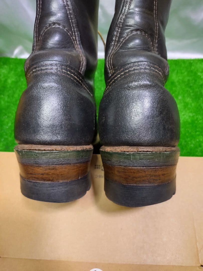 レッドウィング ロガーブーツ 型番不明 プリント羽タグ 60s〜70s 茶芯