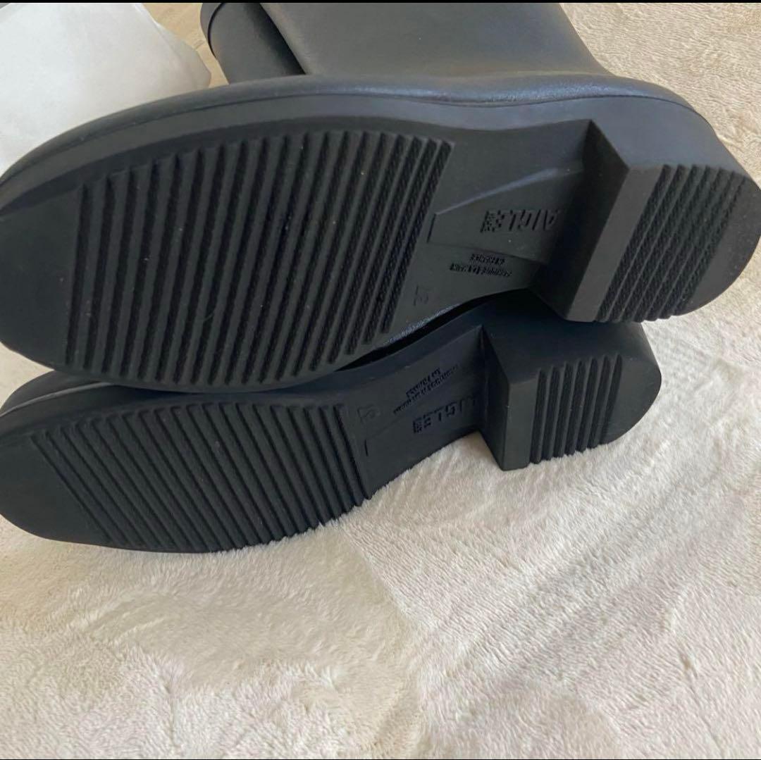 美品AIGLE最上位モデル レインブーツ ミリカ 23.5 ブラック - メルカリ