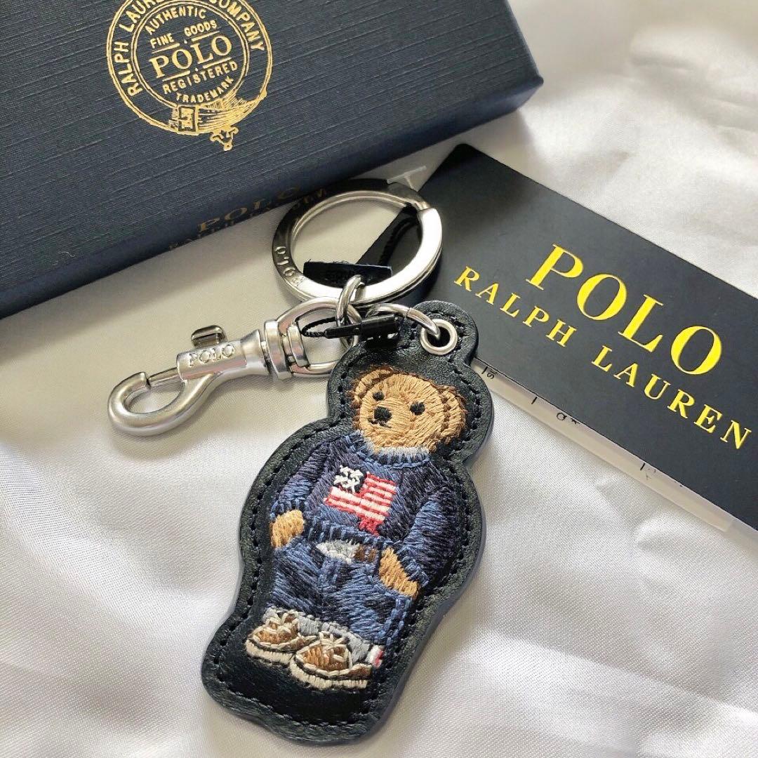 未使用】ポロラルフローレン ポロベア キーチャーム キーホルダー