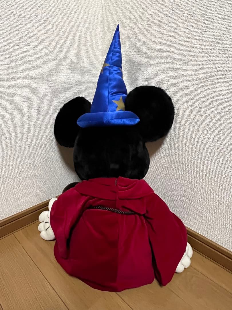 ミッキーマウス ぬいぐるみ 魔法使いの弟子 ファンタジア 大きめ 特大