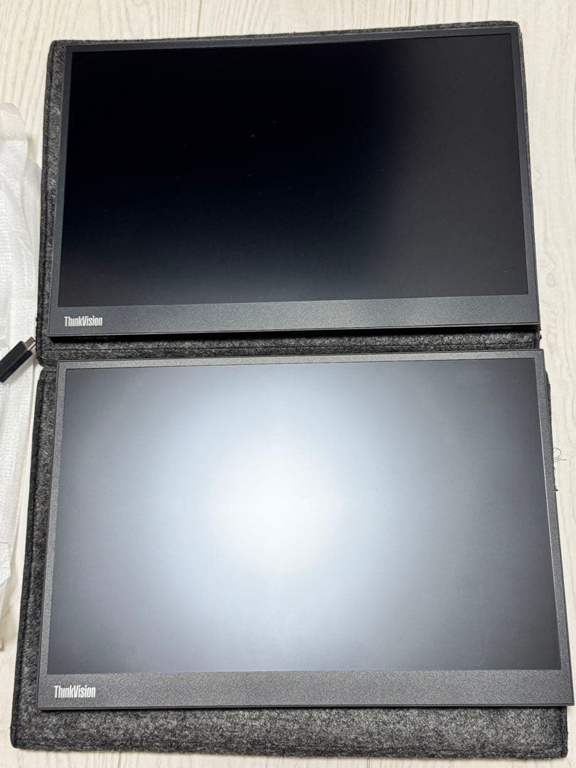LenovoThinkVision M14d 2台セット保証付 - メルカリ